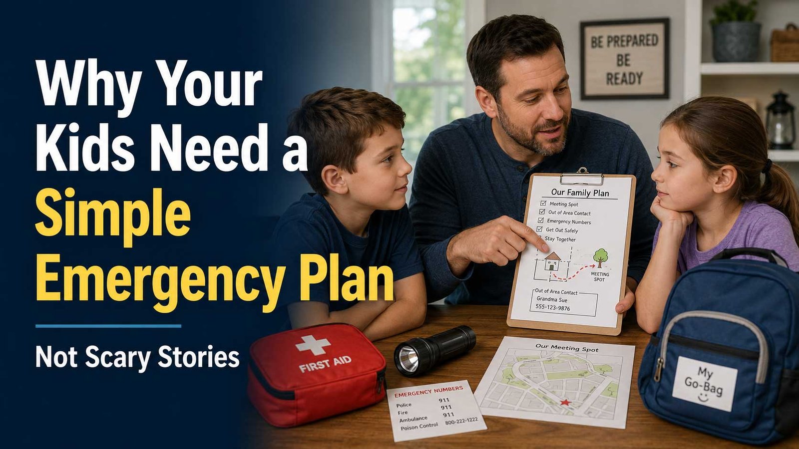 Why Your Kids Need a Simple Emergency Plan