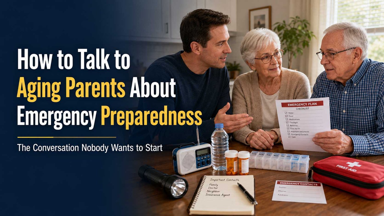 How to Talk to Aging Parents About Emergency Preparedness
